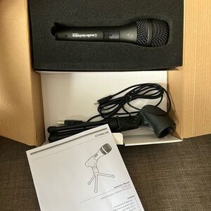 Audio Technica Black and Gray Microphone Set